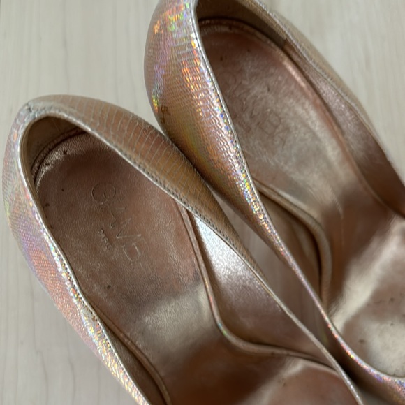 GIAMBA holographic pink pumps - size 8 - Picture 2 of 8